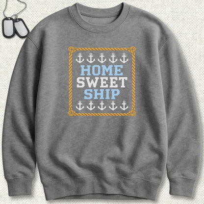 Home Sweet Ship Sweatshirt - Graphite Heather
