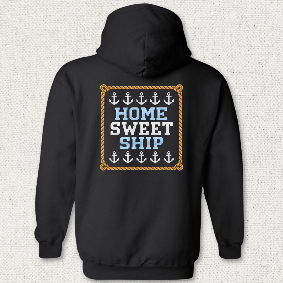 Home Sweet Ship Hoodie - Black