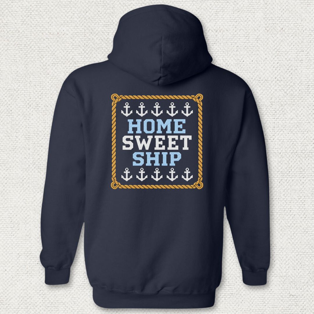 Home Sweet Ship Hoodie - Navy