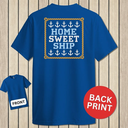 Home Sweet Ship - Royal Blue