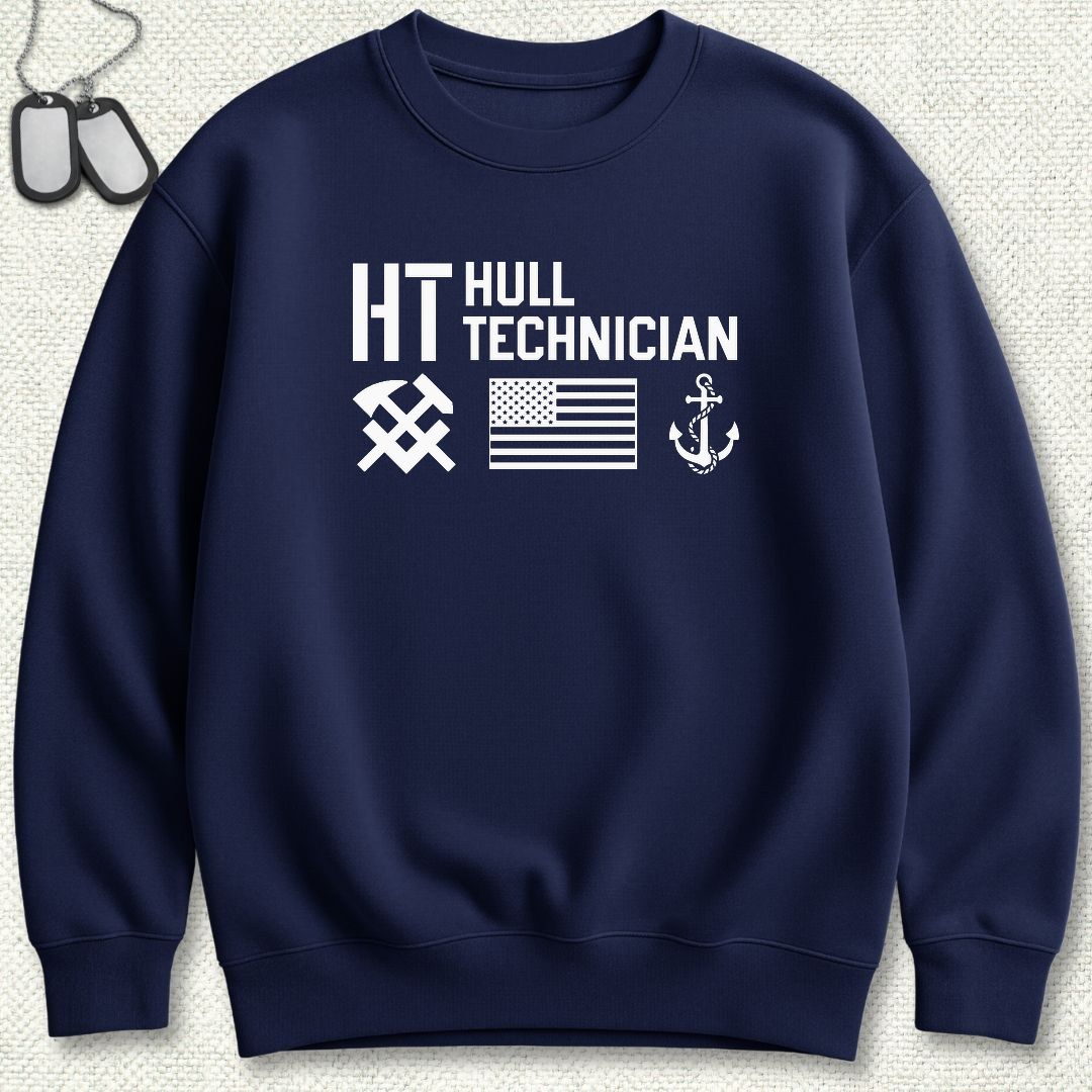 HT - Flag & Anchor Sweatshirt - Navy