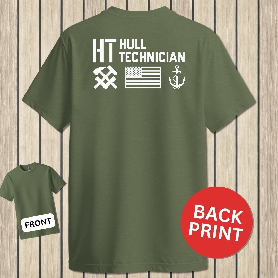 HT - Flag & Anchor - Military Green