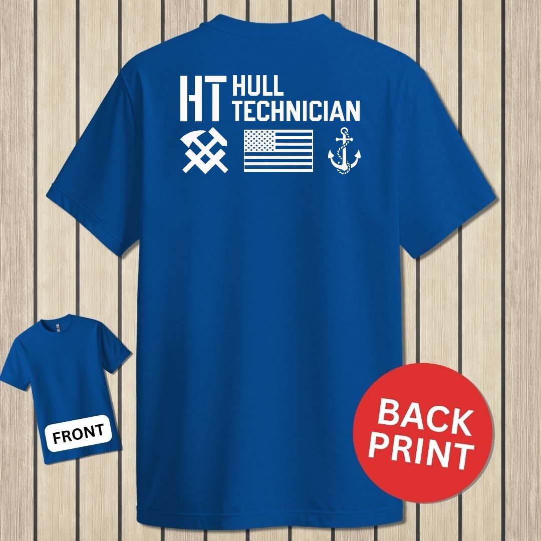 HT - Flag & Anchor - Royal Blue