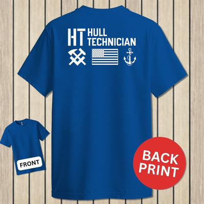 HT - Flag & Anchor - Royal Blue