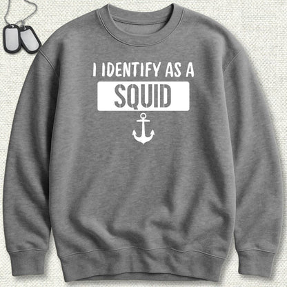 I Identify as a Squid Sweatshirt - Graphite Heather