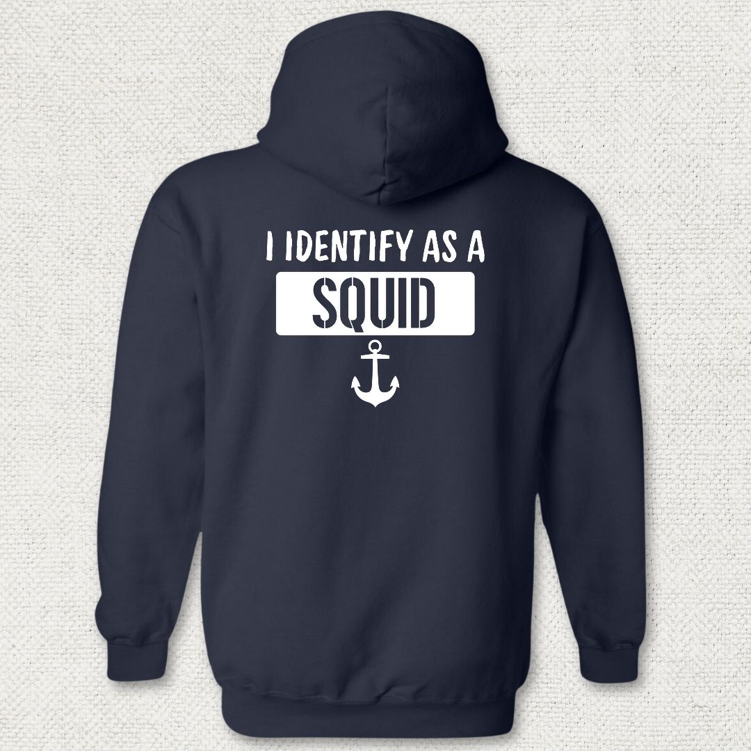 I Identify as a Squid Hoodie - Navy