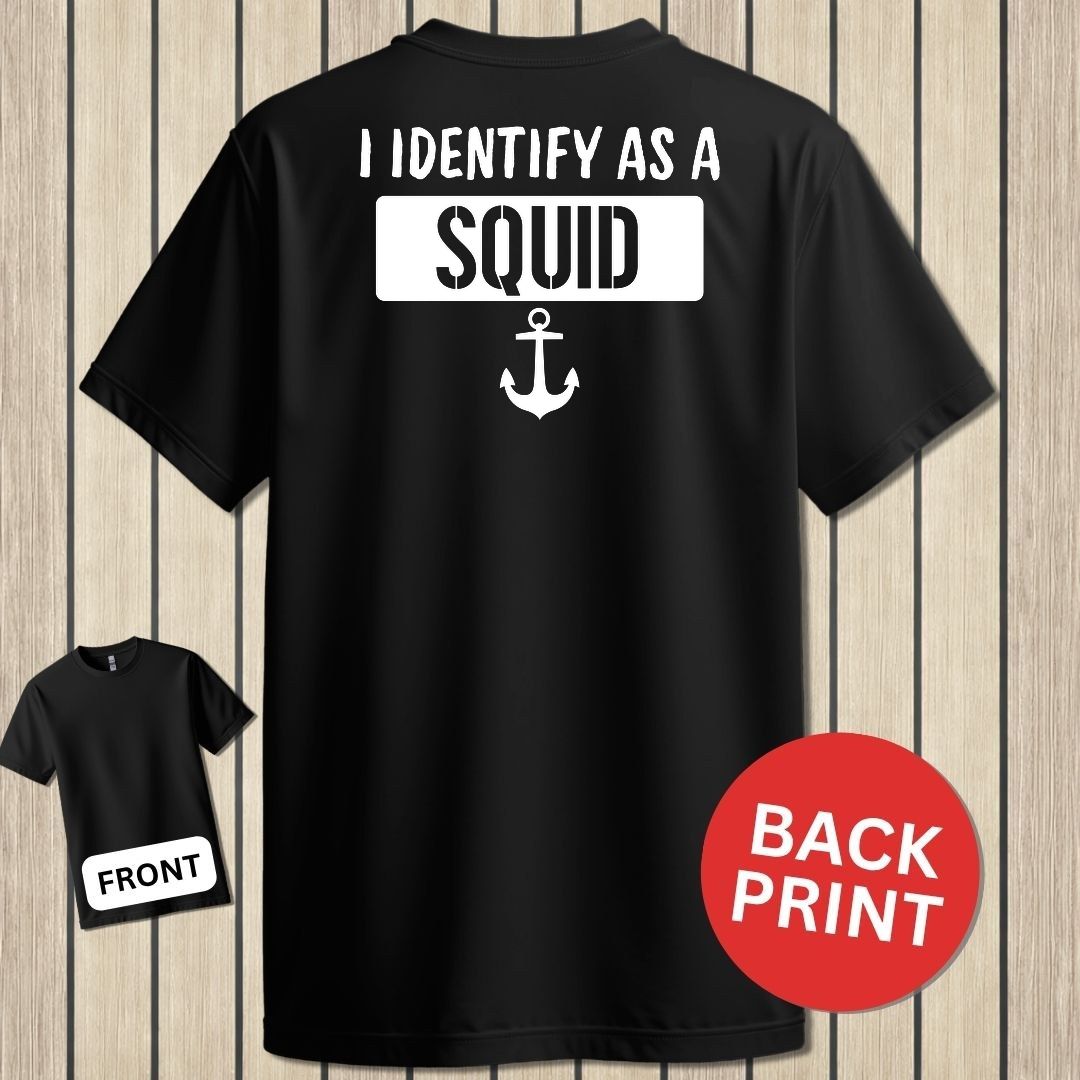 I Identify as a Squid - Black