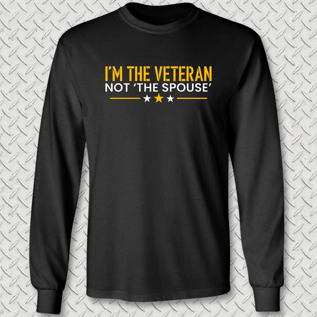 I'm the Veteran Long Sleeve Tee - Black