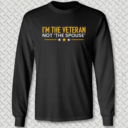 I'm the Veteran Long Sleeve Tee - Black