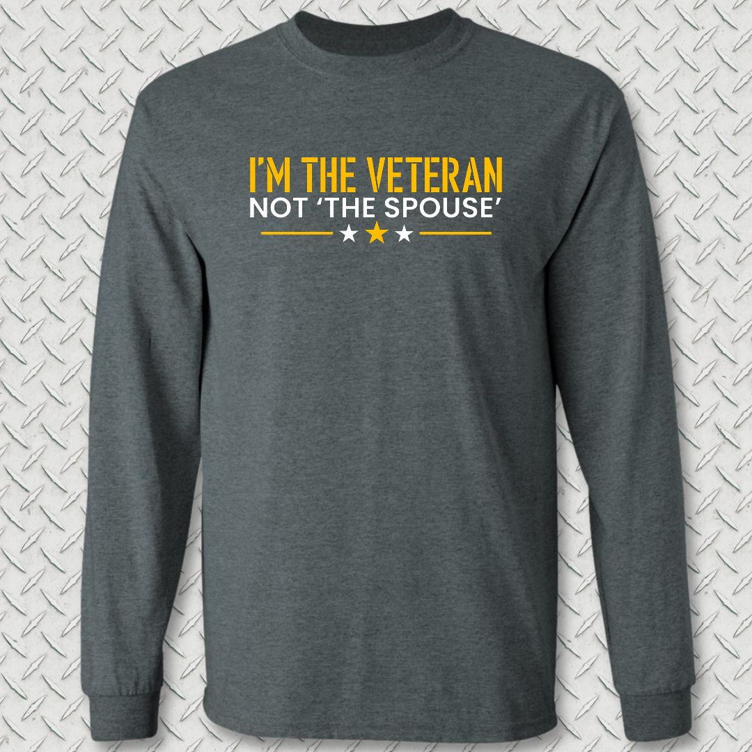 I'm the Veteran Long Sleeve Tee - Dark Heather