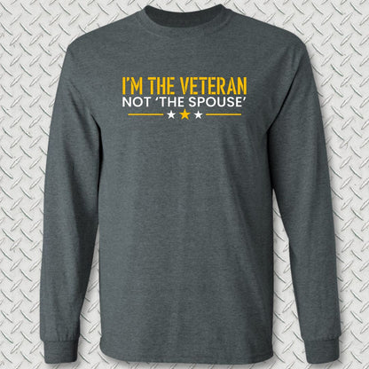 I'm the Veteran Long Sleeve Tee - Dark Heather