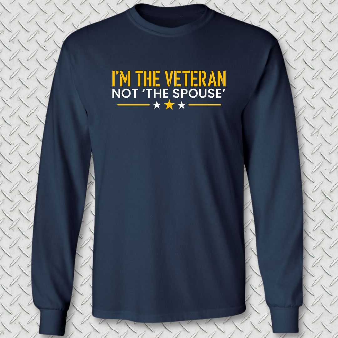 I'm the Veteran Long Sleeve Tee - Navy