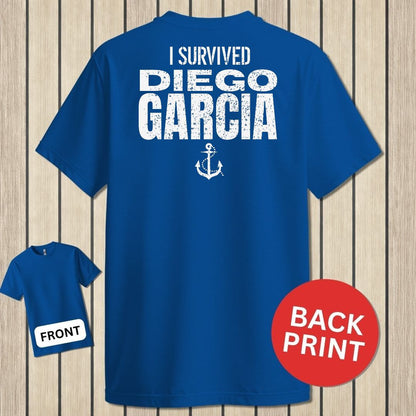 I Survived Diego Garcia - Royal Blue
