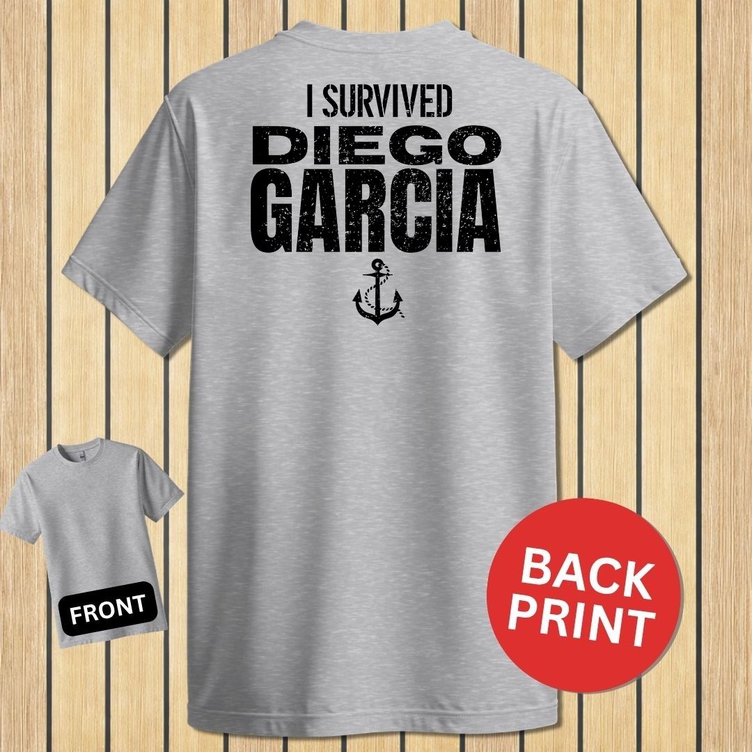 I Survived Diego Garcia - Sport Grey