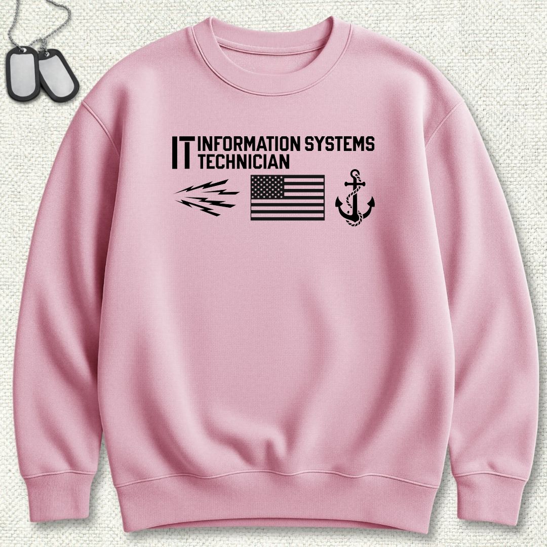 IT - Flag & Anchor Sweatshirt - Pink