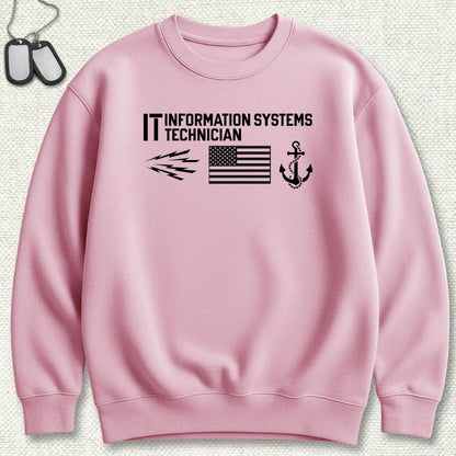 IT - Flag & Anchor Sweatshirt - Pink