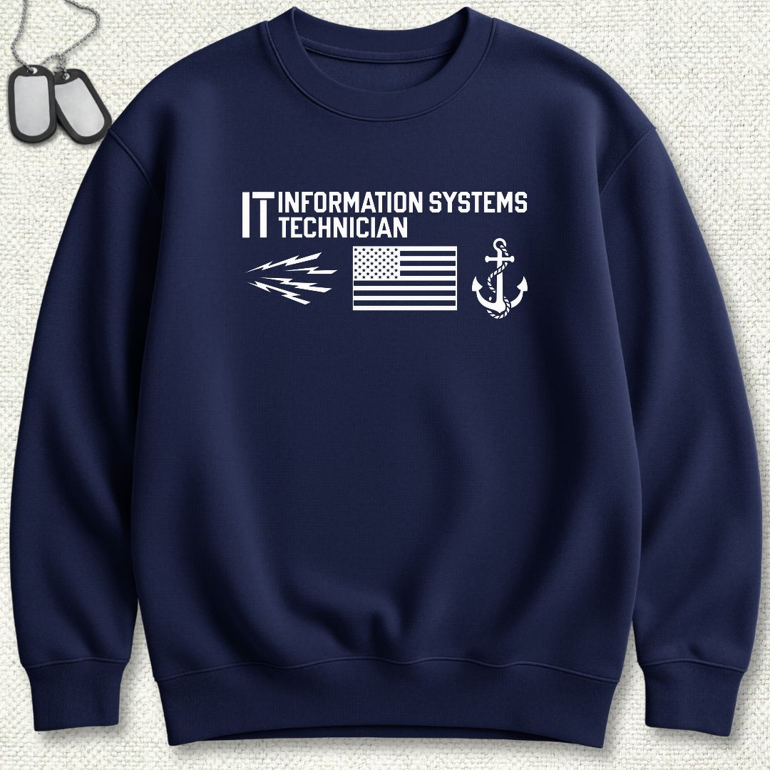 IT - Flag & Anchor Sweatshirt - Navy