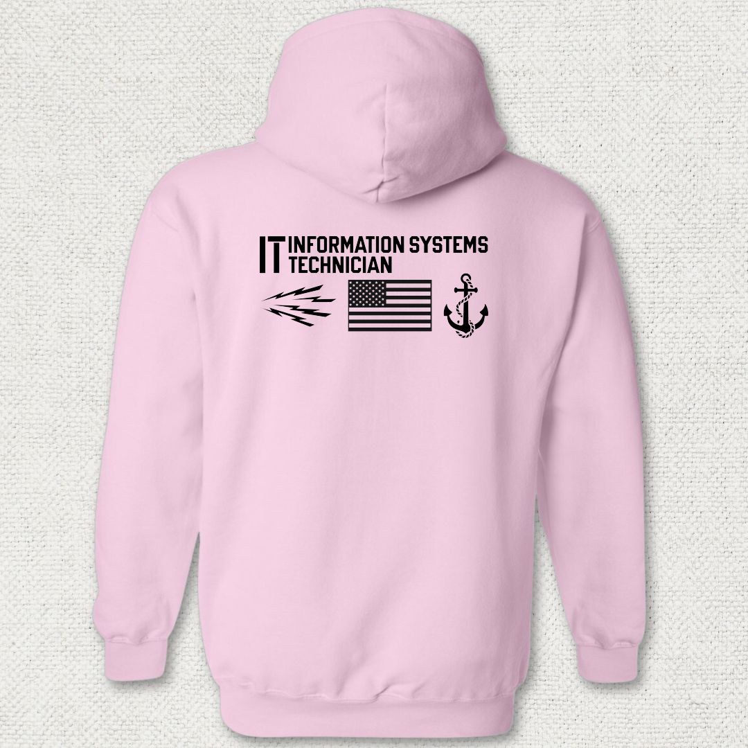 IT - Flag & Anchor Hoodie - Pink
