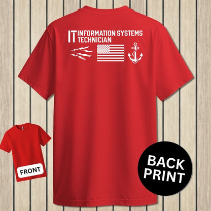 IT - Flag & Anchor - Red