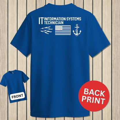 IT - Flag & Anchor - Royal Blue