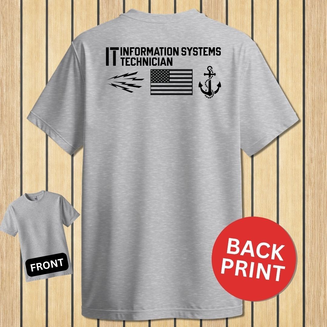 IT - Flag & Anchor - Sport Grey