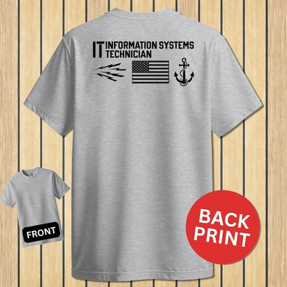IT - Flag & Anchor - Sport Grey