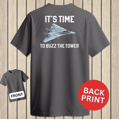 It's Time To Buzz The Tower - Charcoal