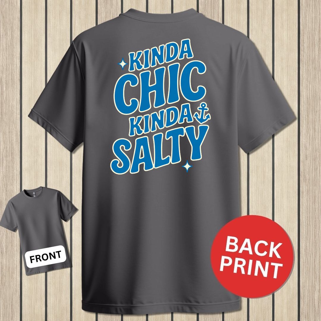 Kinda Chic, Kinda Salty - Charcoal
