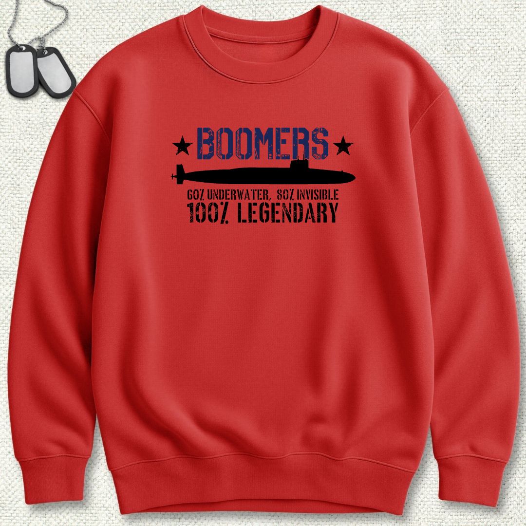 Legendary Boomers Sweatshirt - Red
