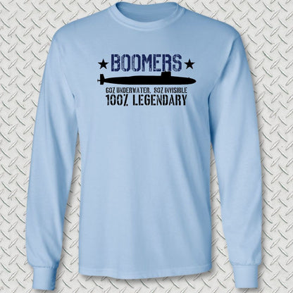 Legendary Boomers Long Sleeve Tee - Light Blue