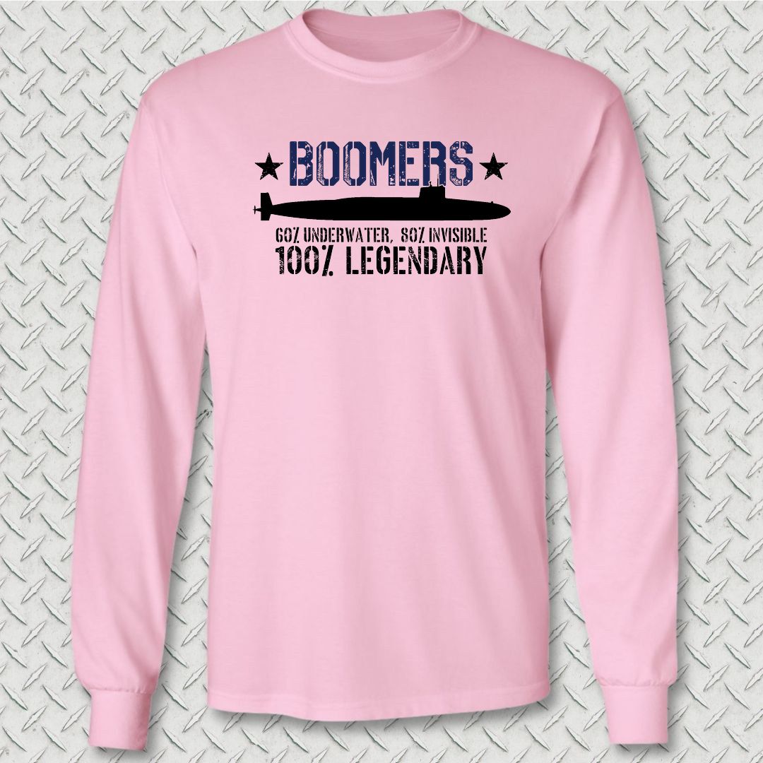 Legendary Boomers Long Sleeve Tee - Pink