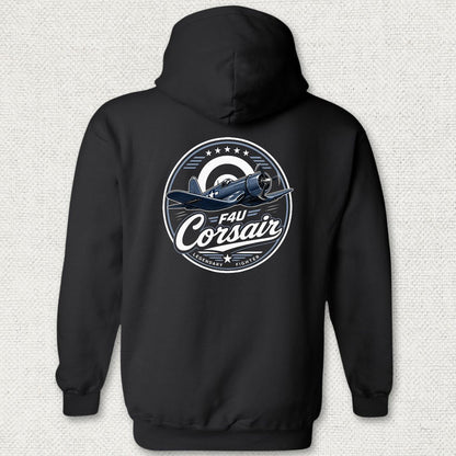 Legendary Fighter - F4U Corsair Hoodie - Black