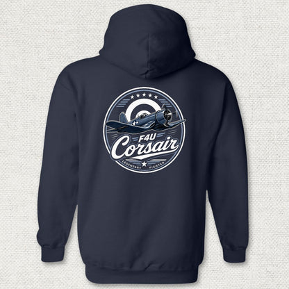 Legendary Fighter - F4U Corsair Hoodie - Navy