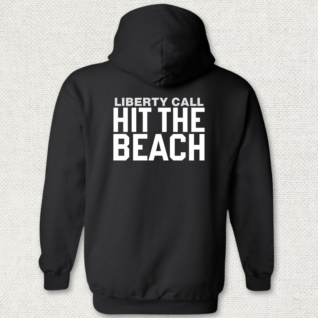 Liberty Call - Hit The Beach Hoodie - Black