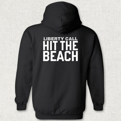 Liberty Call - Hit The Beach Hoodie - Black