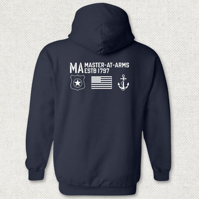 MA - Flag & Anchor Hoodie