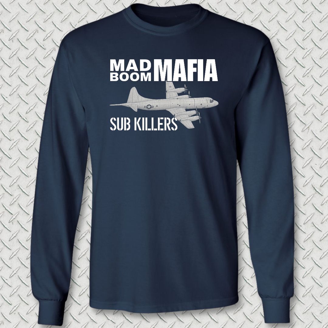 Mad Boom Mafia - Sub Killers Long Sleeve Tee - Navy