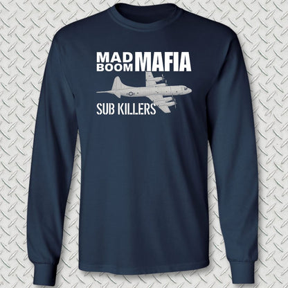 Mad Boom Mafia - Sub Killers Long Sleeve Tee - Navy