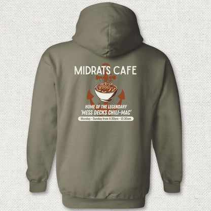 Midrats Cafe, Chili-Mac Hoodie - Military Green
