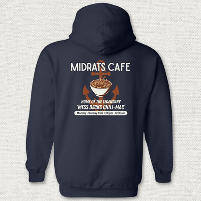 Midrats Cafe, Chili-Mac Hoodie - Navy