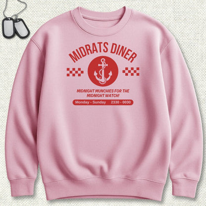 Midrats Diner - Anchor Sweatshirt - Pink