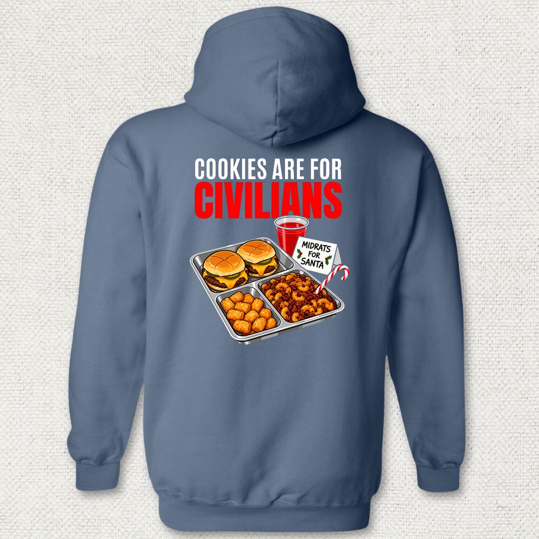 Midrats For Santa Hoodie - Heather Navy