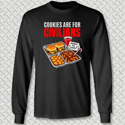 Midrats For Santa Long Sleeve Tee - Black
