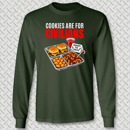 Midrats For Santa Long Sleeve Tee - Forest Green