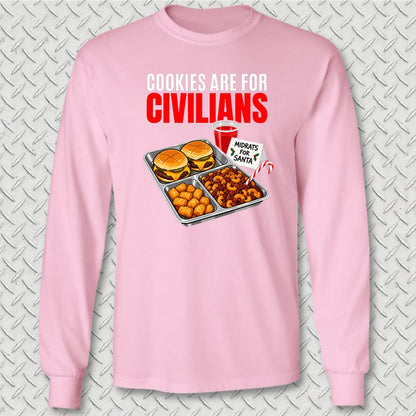 Midrats For Santa Long Sleeve Tee - Pink