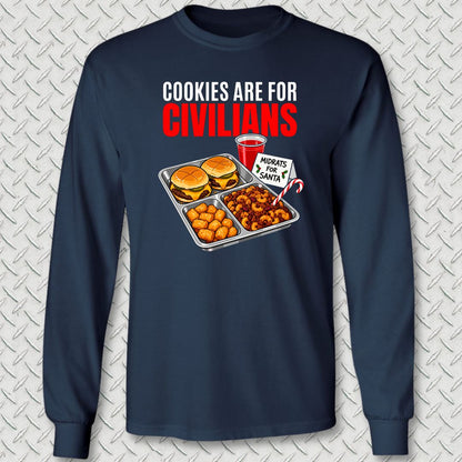 Midrats For Santa Long Sleeve Tee - Navy
