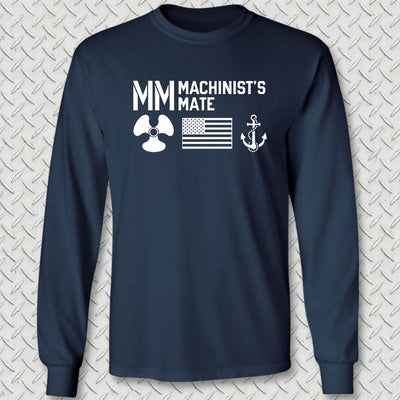 MM - Flag & Anchor Long Sleeve Tee