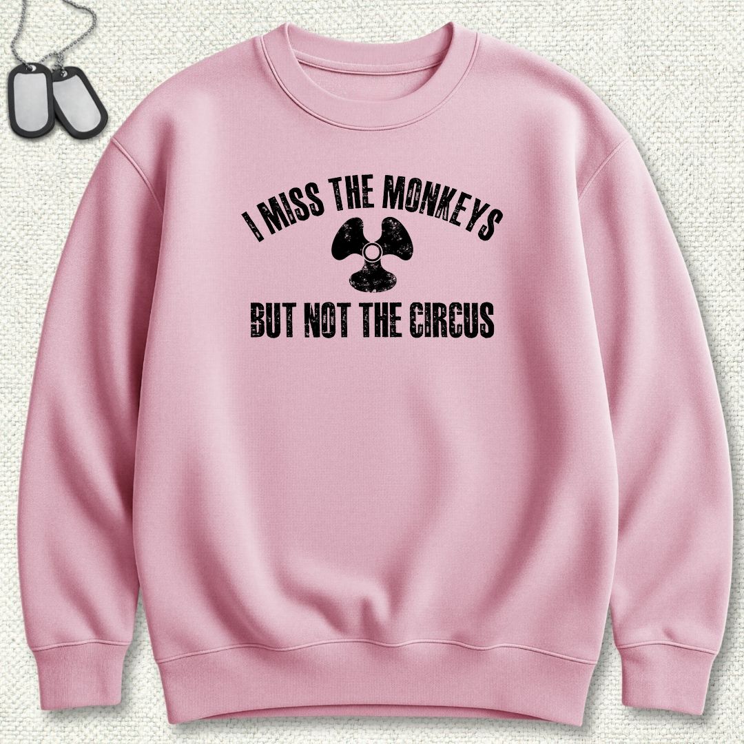 MM - I Miss The Monkeys Sweatshirt - Pink