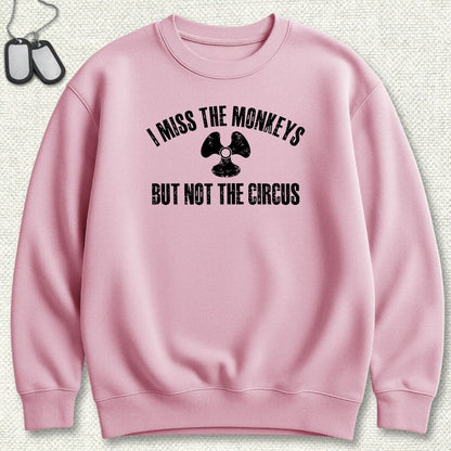 MM - I Miss The Monkeys Sweatshirt - Pink