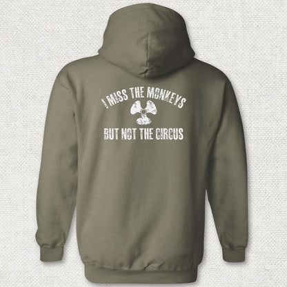 MM - I Miss The Monkeys Hoodie - Military Green